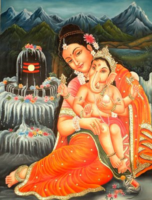 ganesha-parvati